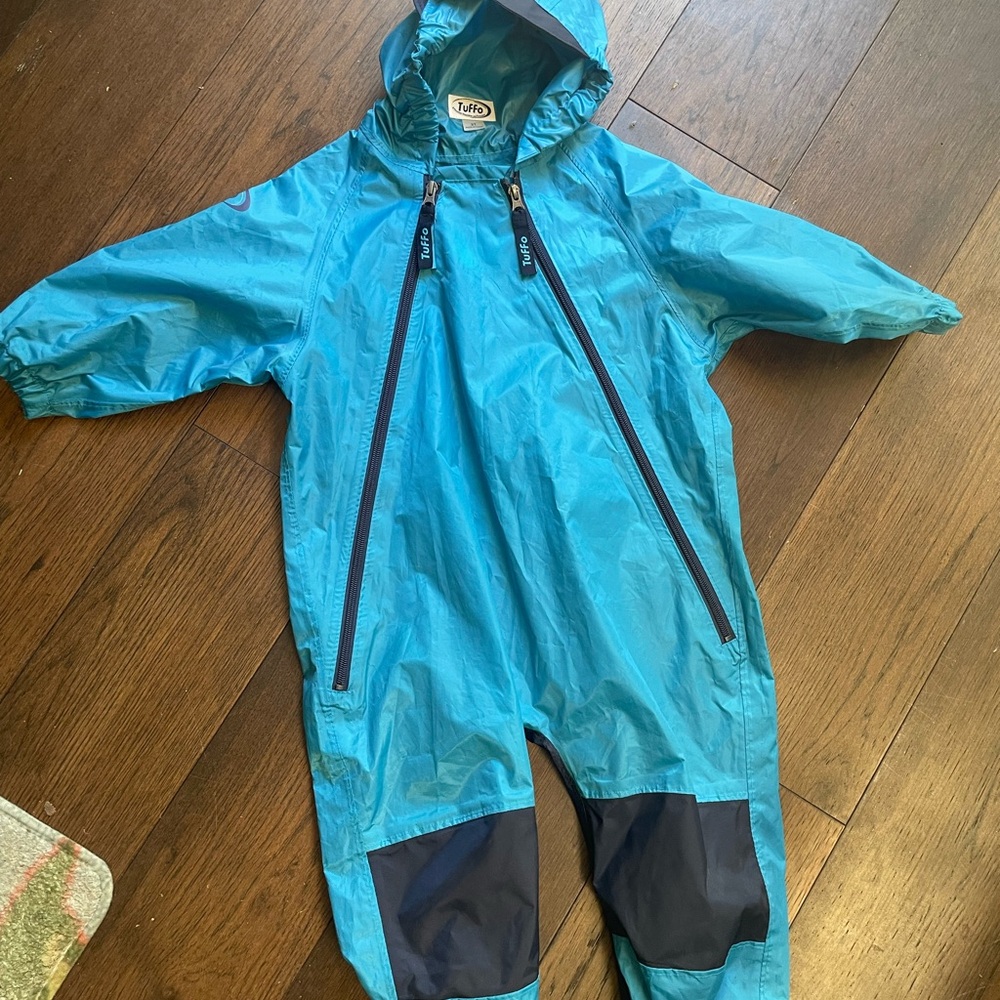Tuffo Blue and Navy Rain Suit